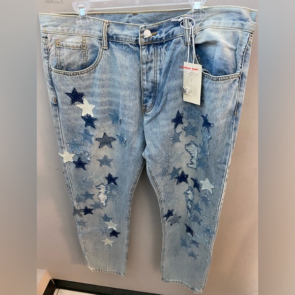 MNML Star Denim Jeans - Picture 1 of 3
